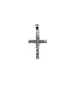 9ct White Gold Cross with Jesus Christ