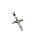 9ct White Gold Cross with Jesus Christ