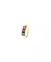 Thin 7 Stones Ring - Silver 925 and Gold Plated