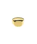 Flat plate ring  - Silver 925 and Gold Plated