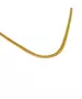 Necklace Flat Snake 40cm  - Silver 925 and Gold Plated