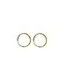 Thick Plain Hoops 1.5cm - Silver 925 and Gold Plated