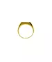 Flat plate ring - Silver 925 gold plated