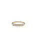 9ct Yellow Gold Baguette Ring with Zircons