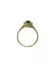 9ct Gold Ring - Diana with Green stone