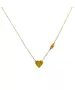 9ct Gold Necklace -  Engraved heart and child