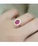 9ct Gold Ring - Pink Diana