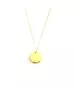 Circles of Love - 1 Name - Sterling Silver 925 Yellow Gold Plated