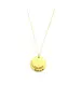 Circles of Love - 2 Names - Sterling Silver 925 Yellow Gold Plated