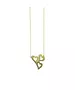 Name Necklace on Hearts - 3 Names - 18ct Gold