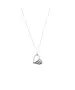 Name Necklace on Heart- Silver 925 with Zircons