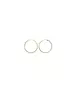 9ct Gold Hoops - Plain  2.5 cm