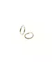 9ct Gold Hoops - Plain  2.5 cm