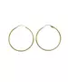 Plain Gold Hoops -  4.5 cm - 9ct Rose Gold