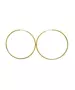 9ct Gold Hoops - Plain 5.00 cm