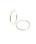 Plain 6.5 cm Hoops - Silver 925