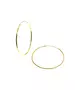 Plain 6.0 cm Hoops - Silver 925