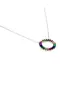 Color Circle Necklace - Silver 925