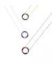 Color Circle Necklace - Silver 925