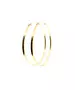 9ct Gold Hoops - Plain 5.00 cm