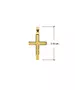 9ct Gold Cross - Double  Side