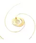 Circles of Love - 2 Names and Tree of life - Sterling Silver 925 Yellow Gold Plated