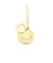 Circles of Love - 3 Names Glossy - Sterling Silver 925 Yellow Gold Plated