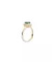 9ct Rectangular Green Diana - Yellow Gold