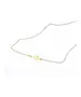 9ct Plain Gold Necklace - Small Cross