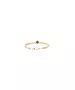 9ct Gold Stackable  Ring - One Stone Purple