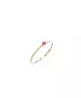 9ct Gold Stackable Ring - One Stone Pink