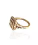 18ct Rose Gold Ring with Diamonds