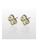 9ct Gold Earrings Diamond Cut - Size 3