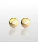 Half Ball Earrings - Stainless Steel Gold