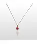 9ct Gold Necklace Diana Pink Zircon