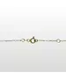 9ct Gold Necklace Green Drop Zircon