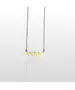 Γιαγιά (Grandmother) Necklace Plain - Silver 925 Gold Plated