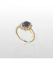 9ct Gold Ring - Diana Blue Zircon