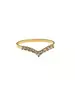 9ct Gold Ring - V with zircons (Copy)