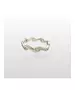 Curved Ring with Zircons - High quality Stainless Steel - 12(52)