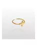 Hammered Cross Ring - High quality Stainless Steel Gold Plated