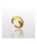 Hammered Dome Ring - High quality Silver 925 Gold Plated