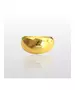 Hammered Dome Ring - High quality Silver 925 Gold Plated