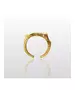 Hammered Ring - High quality Silver 925 Gold Plated