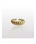 Bulky Dome Ring - High quality Silver 925 Gold Plated