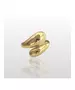 Double Drop Ring - High quality Silver 925 Gold Plated