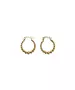 9ct Gold Hoops - Balls