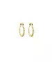 9ct Gold Hoops - Balls