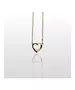 Bulky Heart Necklace - Silver 925 Gold Plated