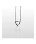 Bulky Heart Necklace - Silver 925